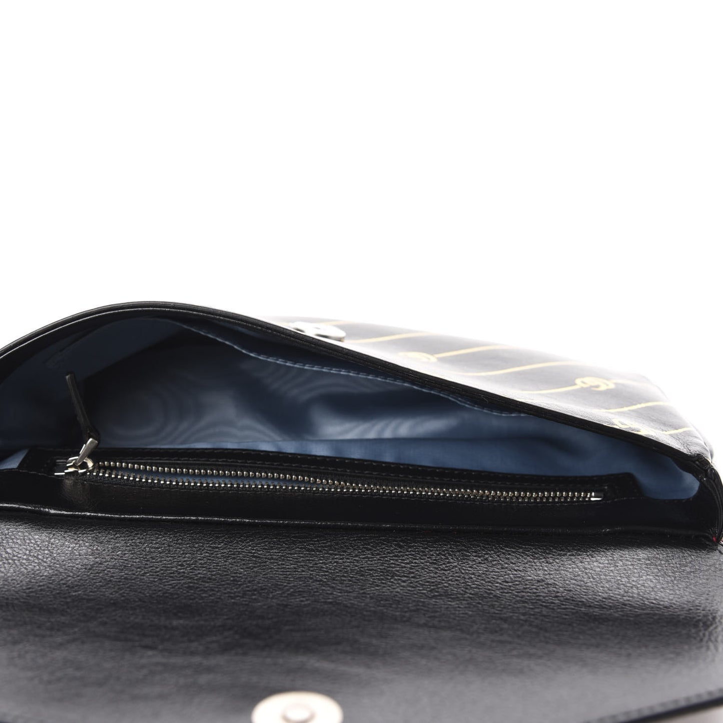 Calfskin Diagonal GG Medium Thiara Double Envelope Shoulder Bag Black Red