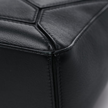 Loewe Calfskin Small Puzzle Bag Black 9 of 10