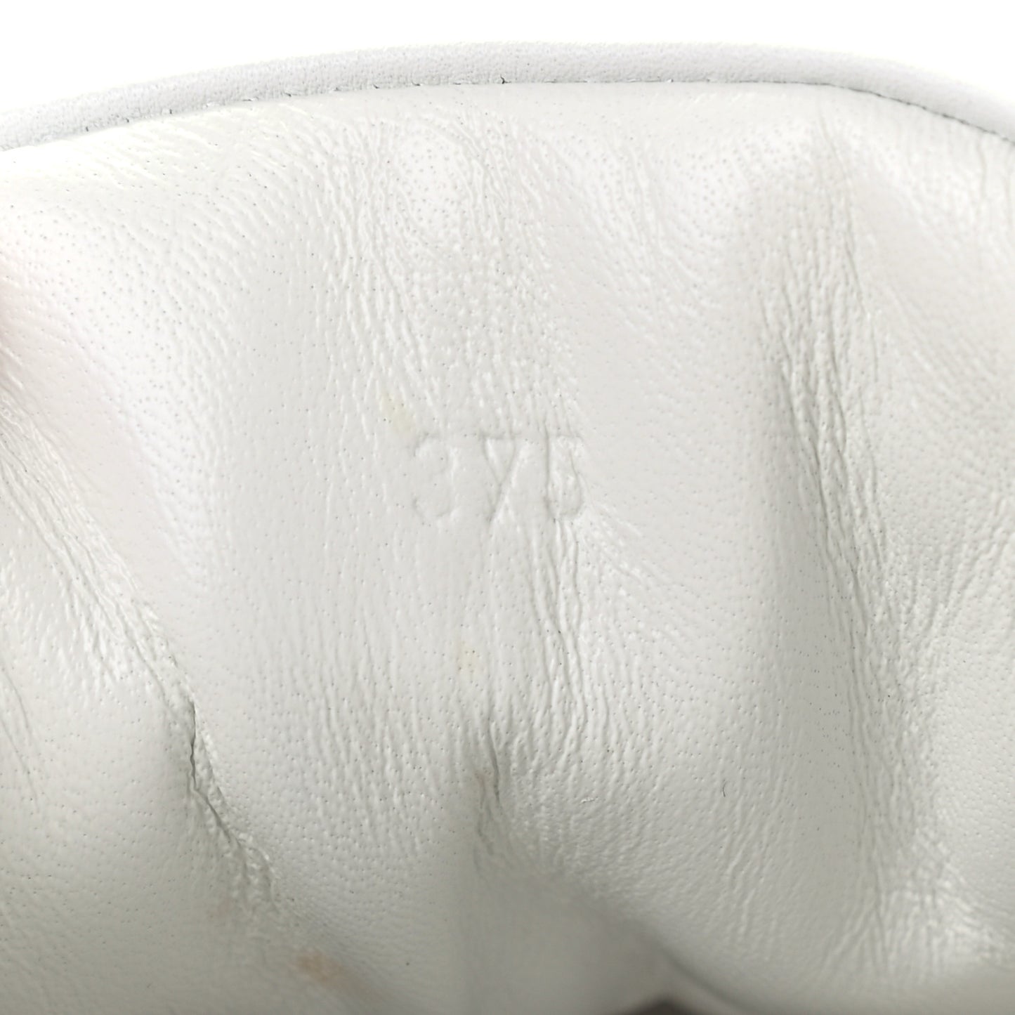 Calfskin Nappa Dare Sneakers 37.5 White Rose Dore