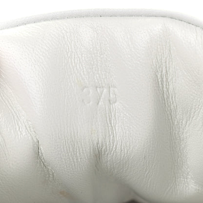 Hermes Calfskin Nappa Dare Sneakers 37.5 White Rose Dore 8 of 8