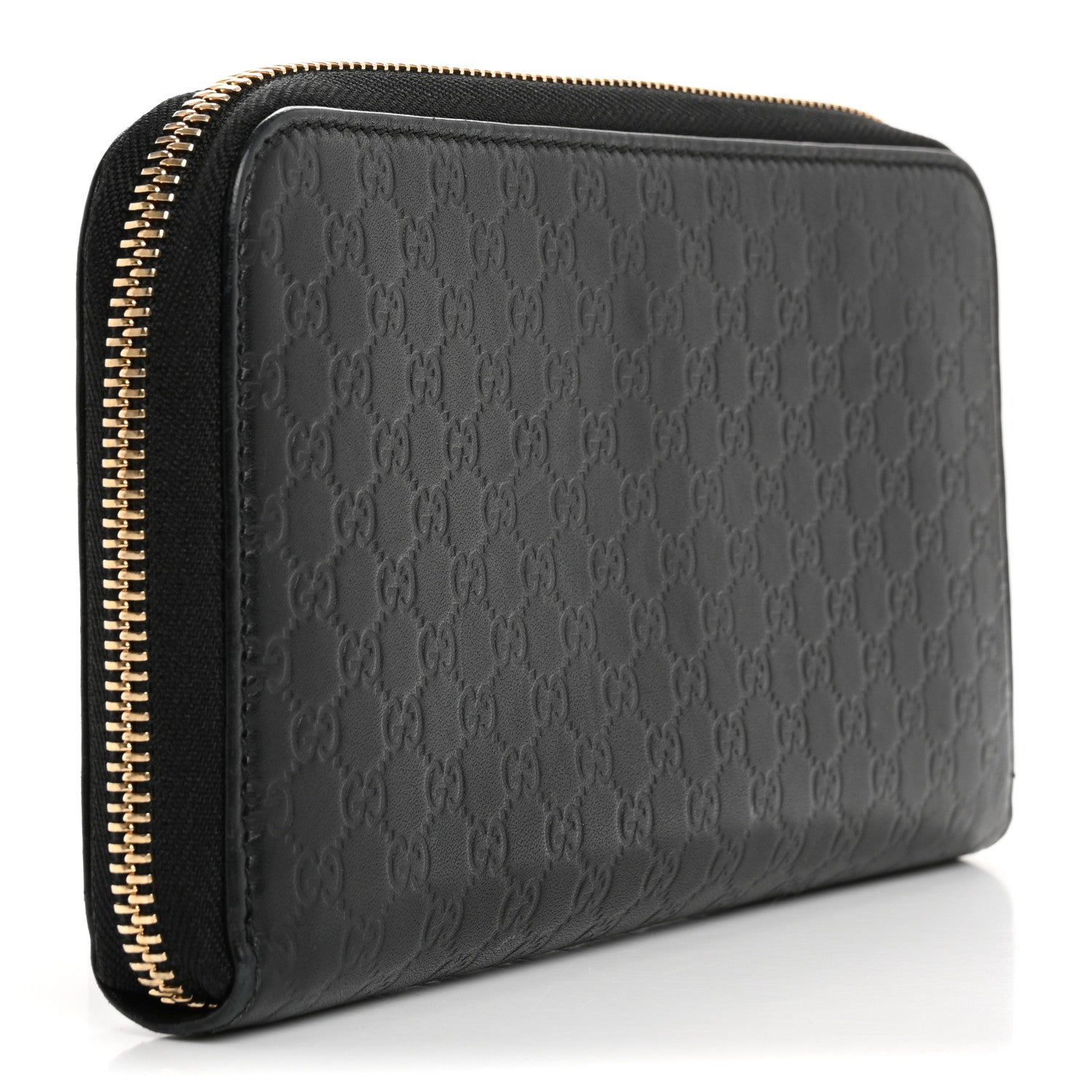 Gucci Microguccissima Zip Around Wallet Black 3 of 14