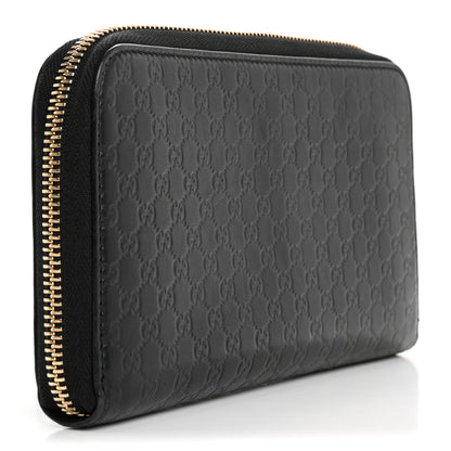 Gucci Microguccissima Zip Around Wallet Black 3 of 14