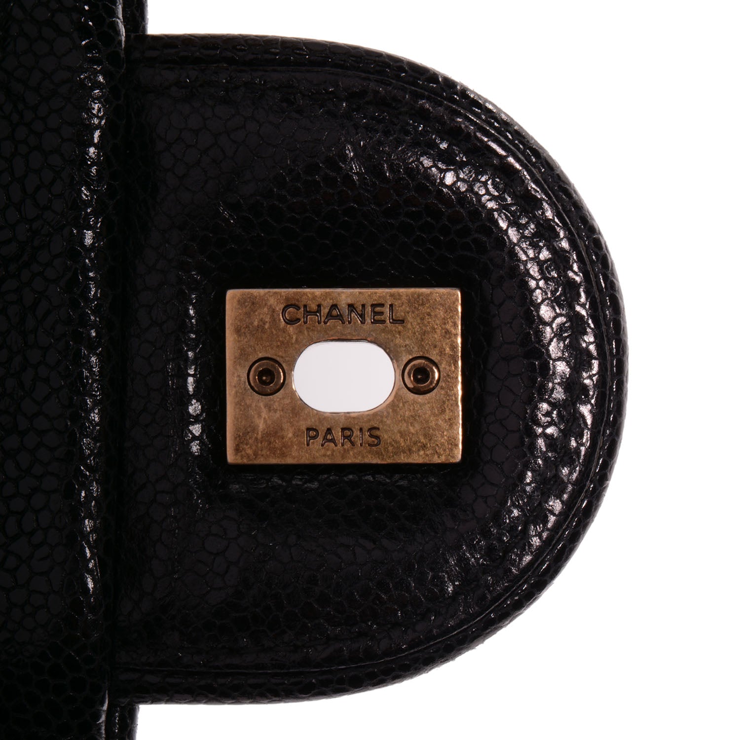Chanel Crumpled Grained Calfskin Large Shiva Flap Black 6 of 9