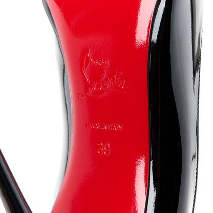 Christian Louboutin Patent So Kate 100 Pumps 39 Black 6 of 8