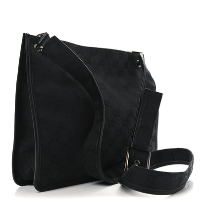 Gucci Monogram Messenger Bag Black 3 of 10