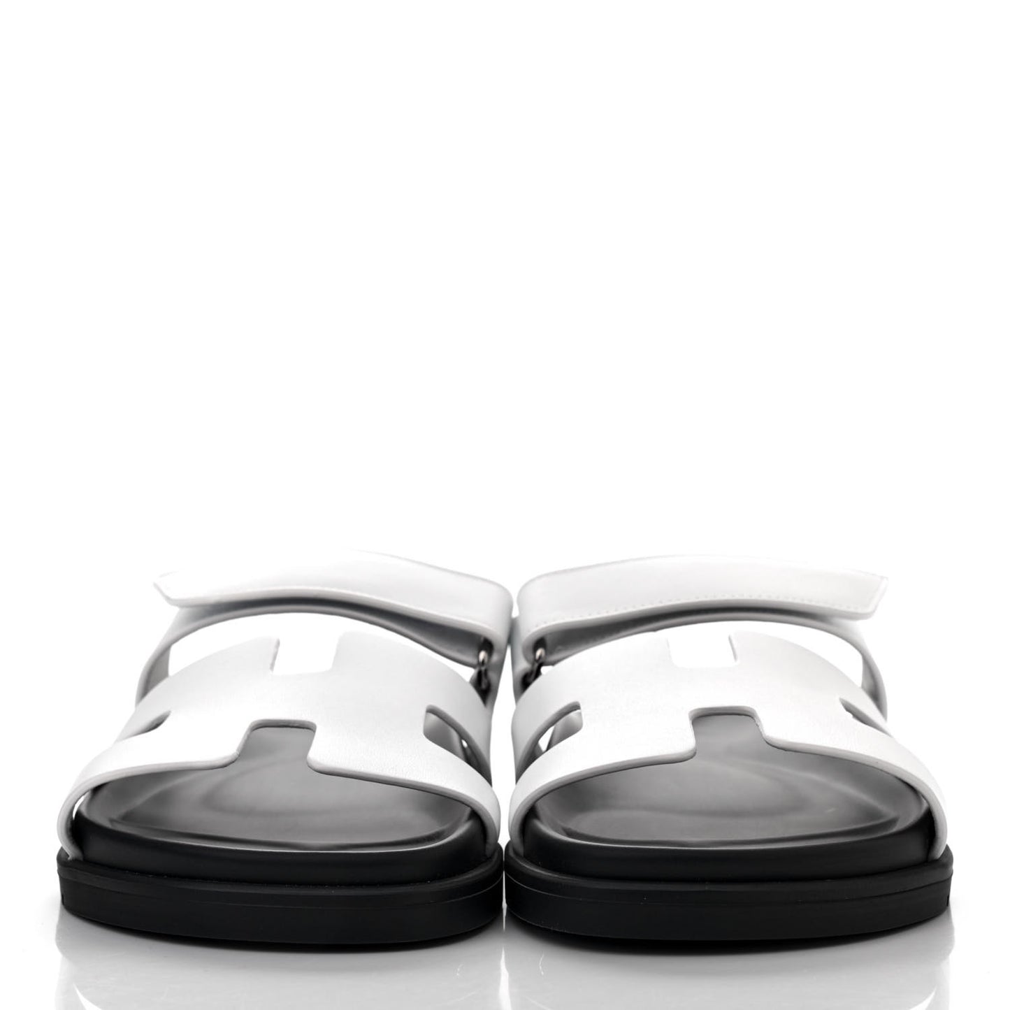 Calfskin Womens Chypre Sandals 40 White