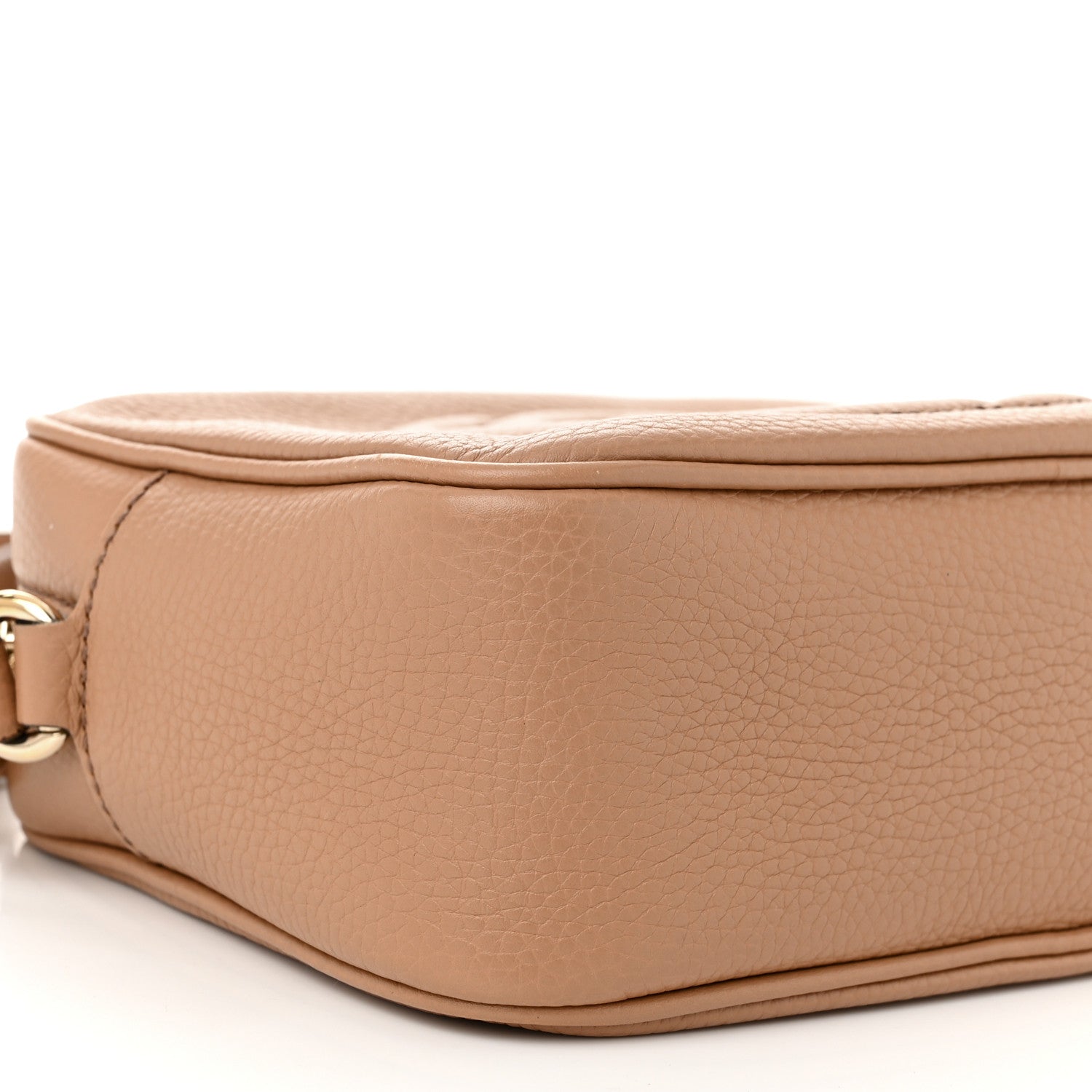 Gucci Pebbled Calfskin Small Soho Disco Bag Camelia 9 of 10