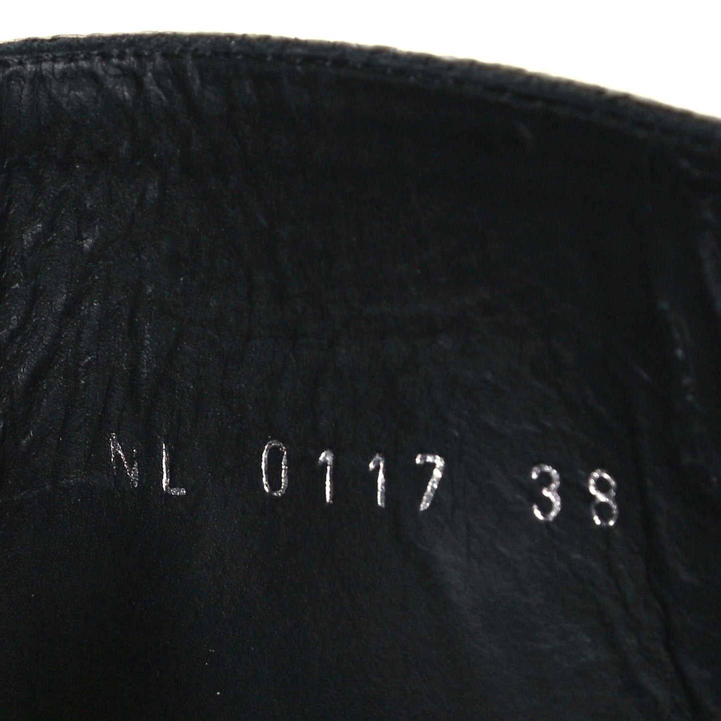 Calfskin Monogram Wonderland Flat Ranger Boots 38 Black