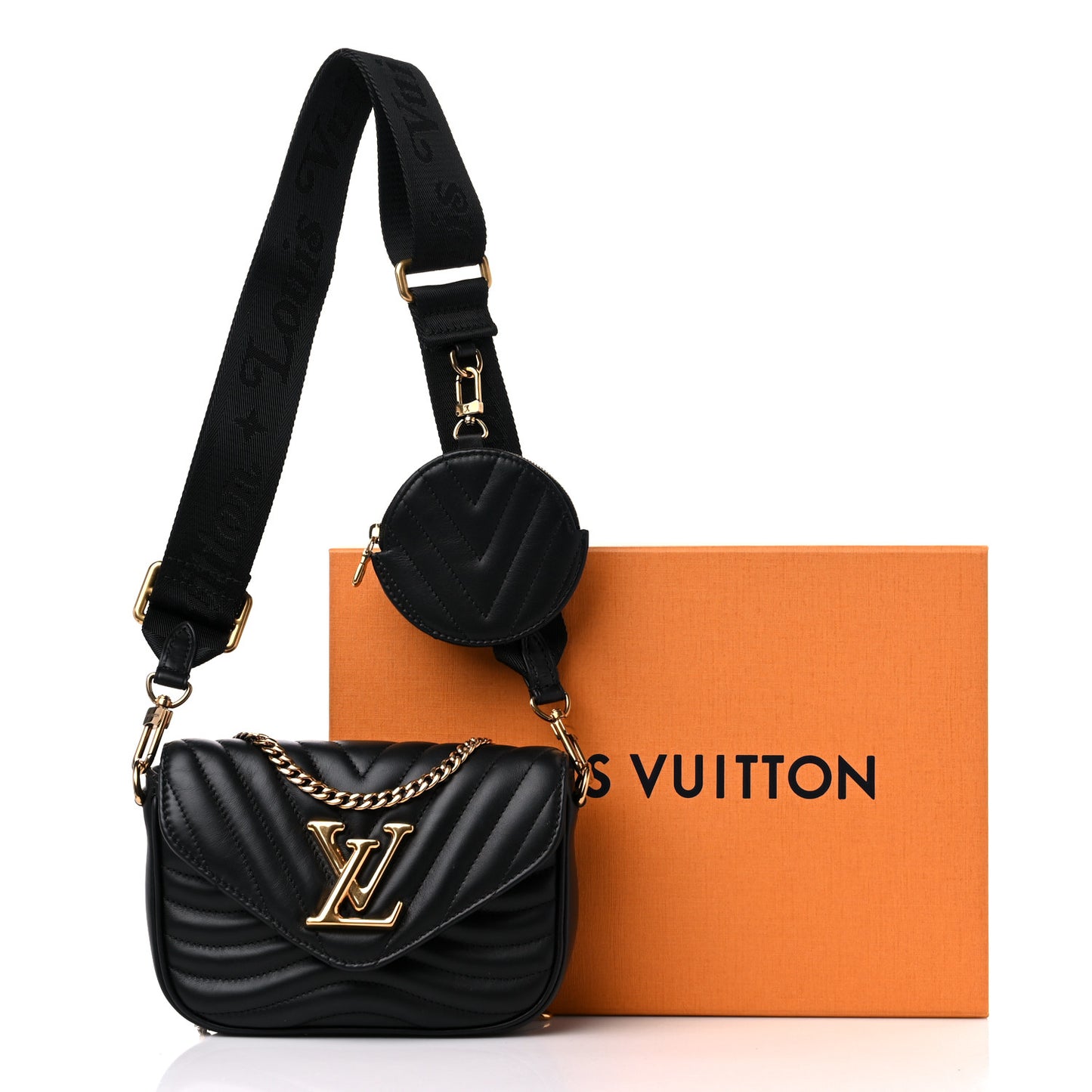 Calfskin New Wave Multi Pochette Black