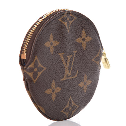Louis Vuitton Monogram 2019 Christmas Animation Round Coin Purse Blue 3 of 8