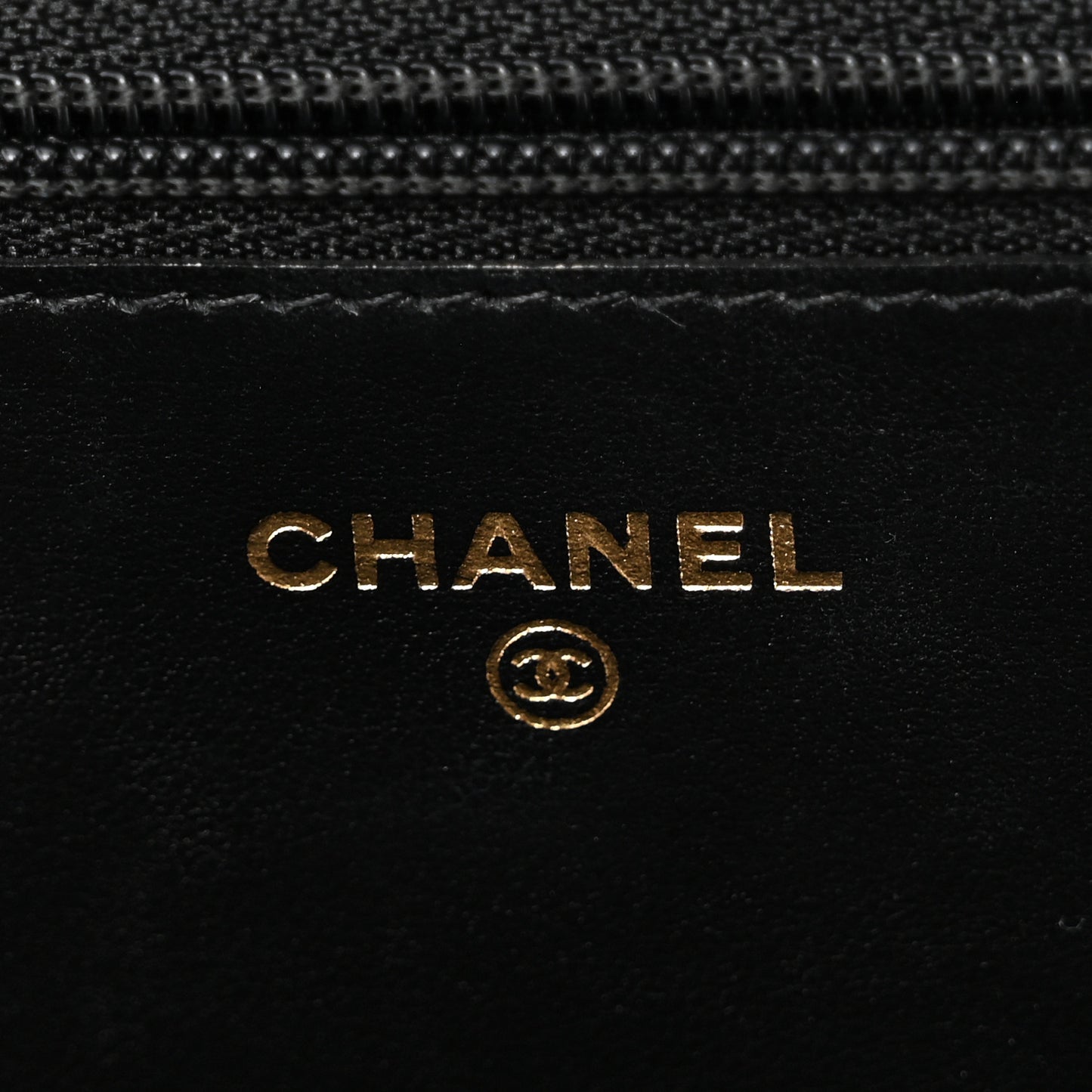 Caviar Quilted Boy Wallet On Chain WOC Black