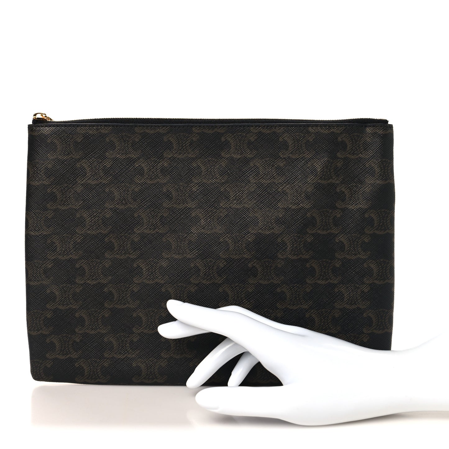 Triomphe Canvas Pouch Black