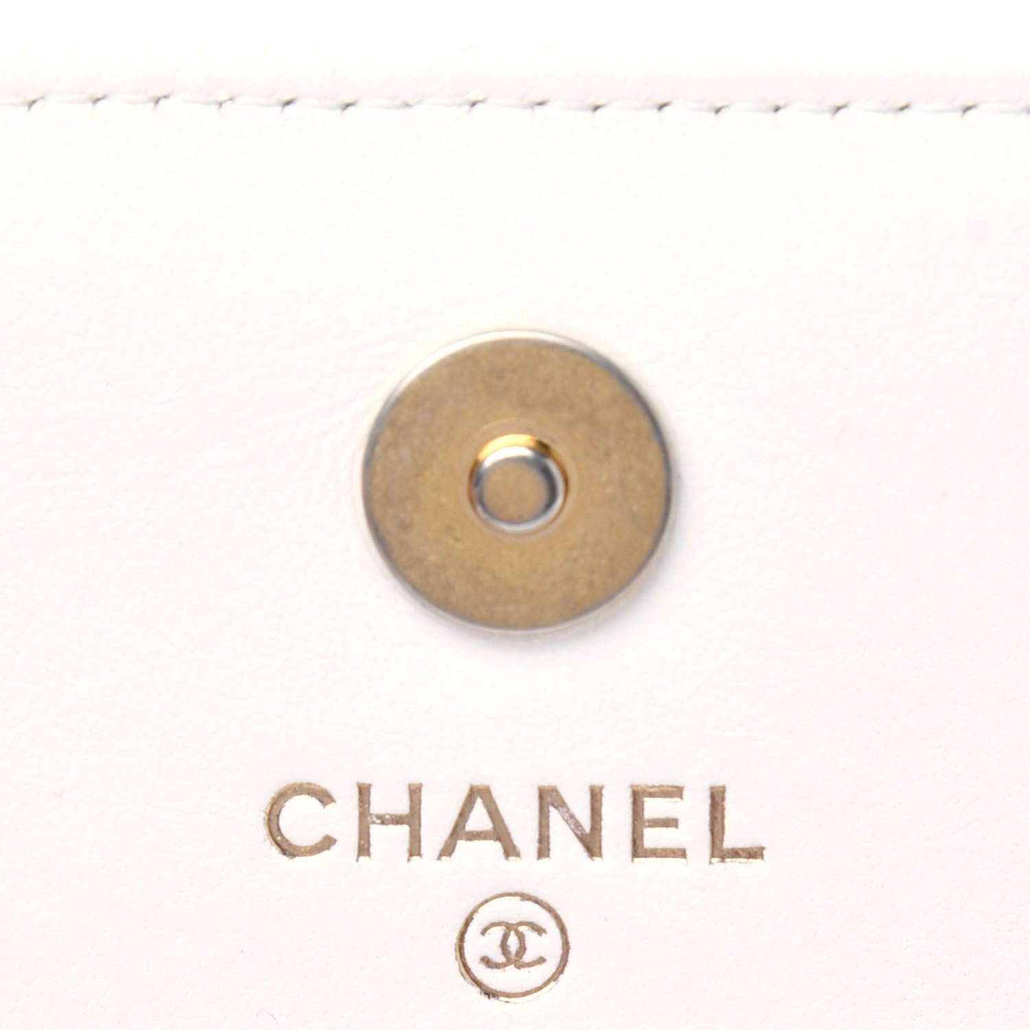 Chanel Lambskin Quilted Pearl Crush Clutch With Chain White 8 of 14