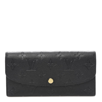 Louis Vuitton Empreinte Emilie Wallet Black Dune 1 of 7