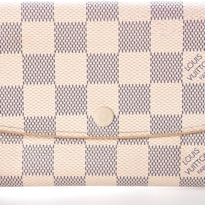 Louis Vuitton Damier Azur Emilie Wallet 10 of 11
