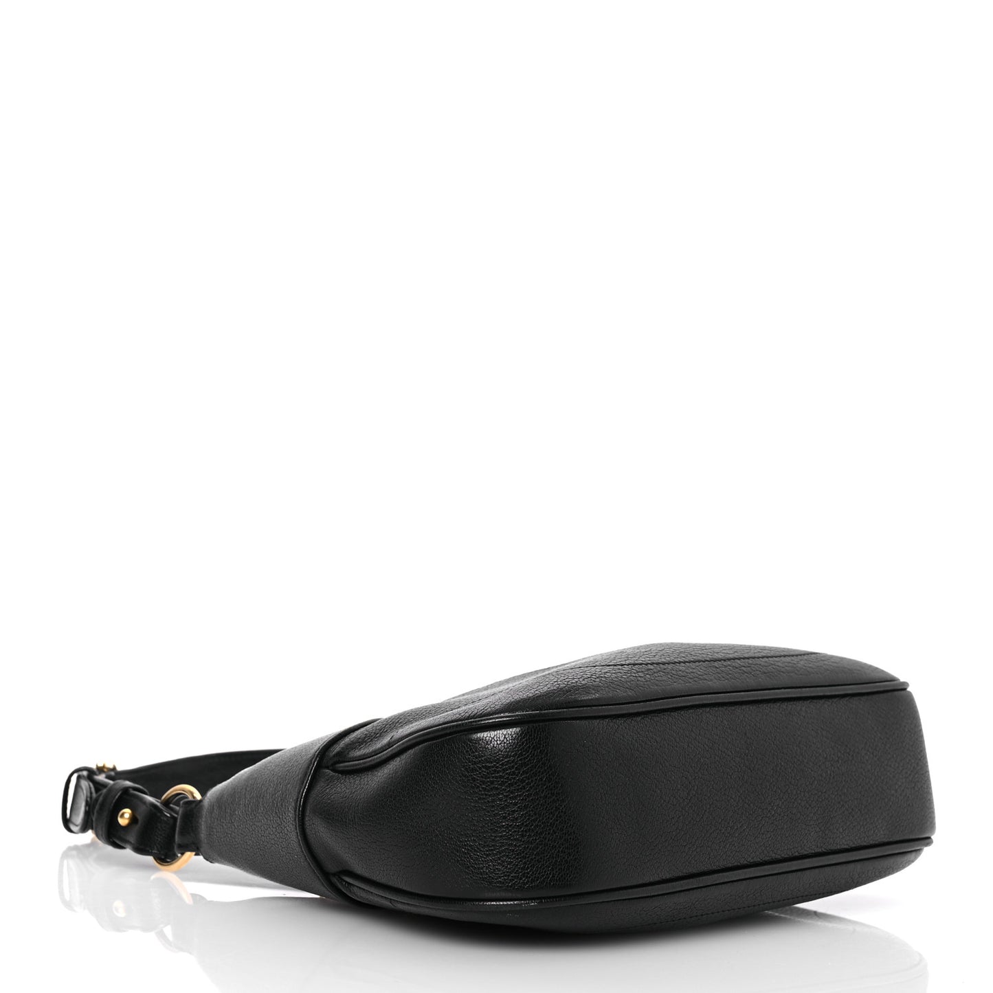 Goatskin Small Aphrodite Shoulder Bag Black