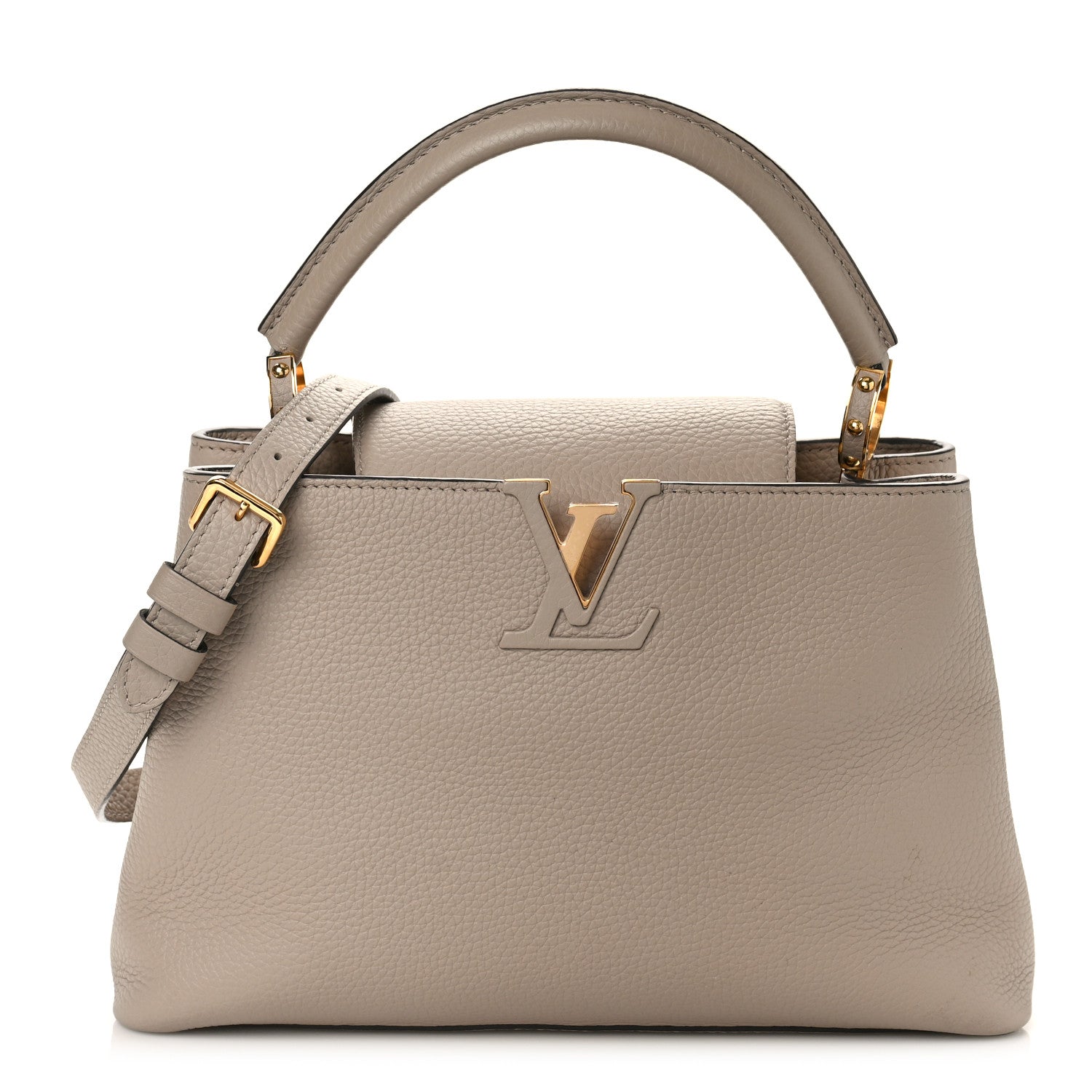 Louis Vuitton Taurillon Capucines PM Galet 1 of 8