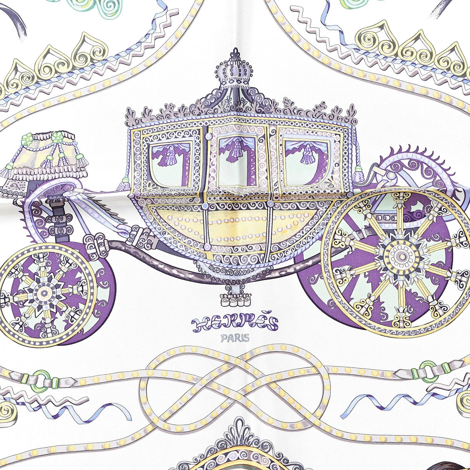 Hermes Silk Carre Paperoles Scarf 90 2 of 4