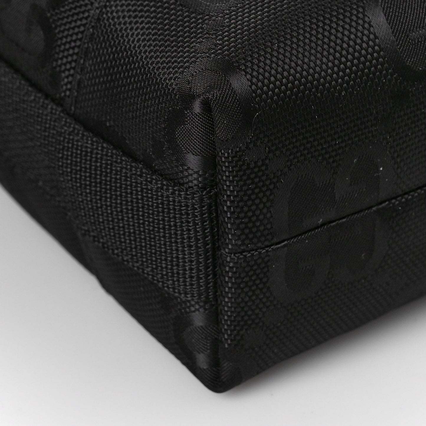Econyl Nylon Monogram Off The Grid Messenger Bag Black