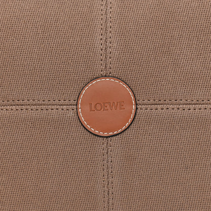 Loewe Canvas Calfskin Cushion Tote Taupe 8 of 17