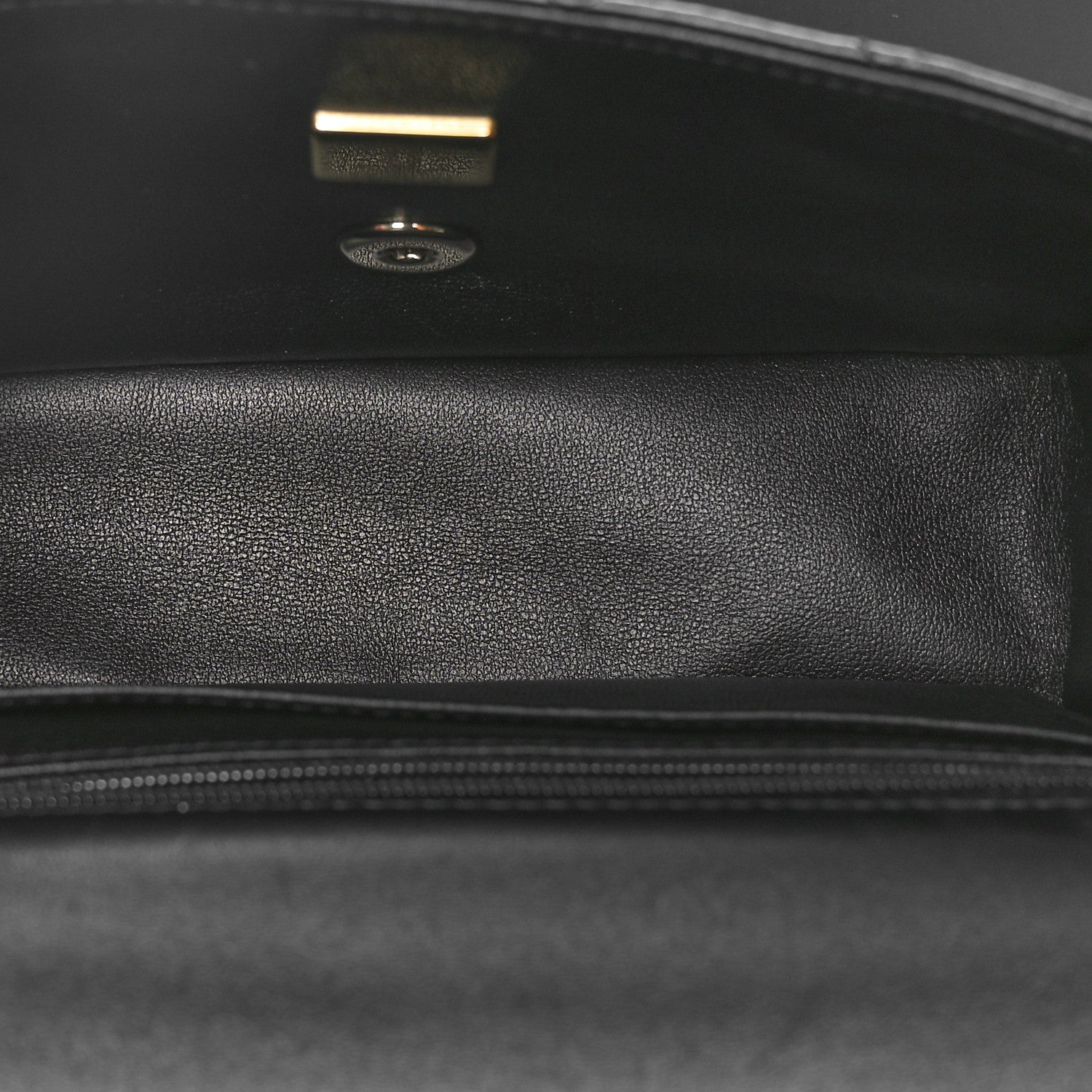 Chanel Lambskin Quilted Mini Top Handle Rectangular Flap Black 5 of 11