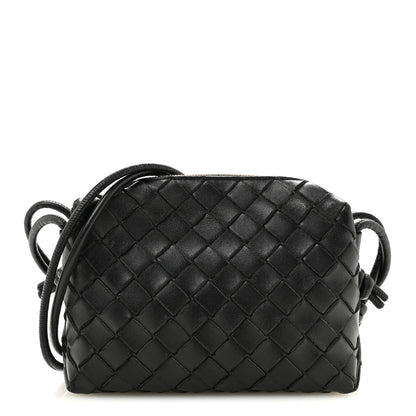 Bottega Veneta Nappa Intrecciato Mini Loop Camera Bag Black 1 of 12