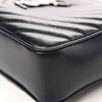 Saint Laurent Calfskin Matelasse Monogram Lou Camera Bag Black 11 of 14