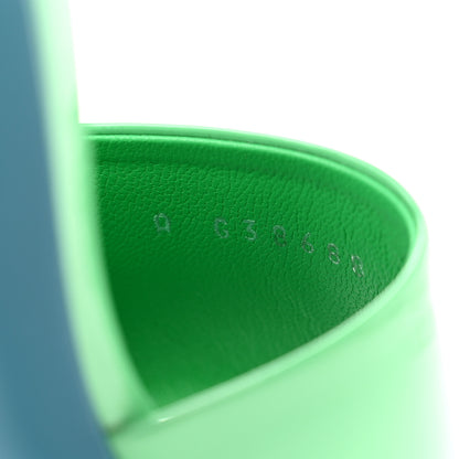 Chanel Patent CC Mules 35 Green Turquoise 8 of 8