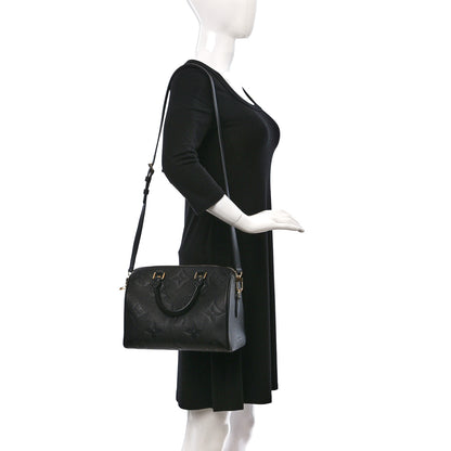 Louis Vuitton Empreinte Monogram Giant Speedy Bandouliere 25 Black 3 of 8
