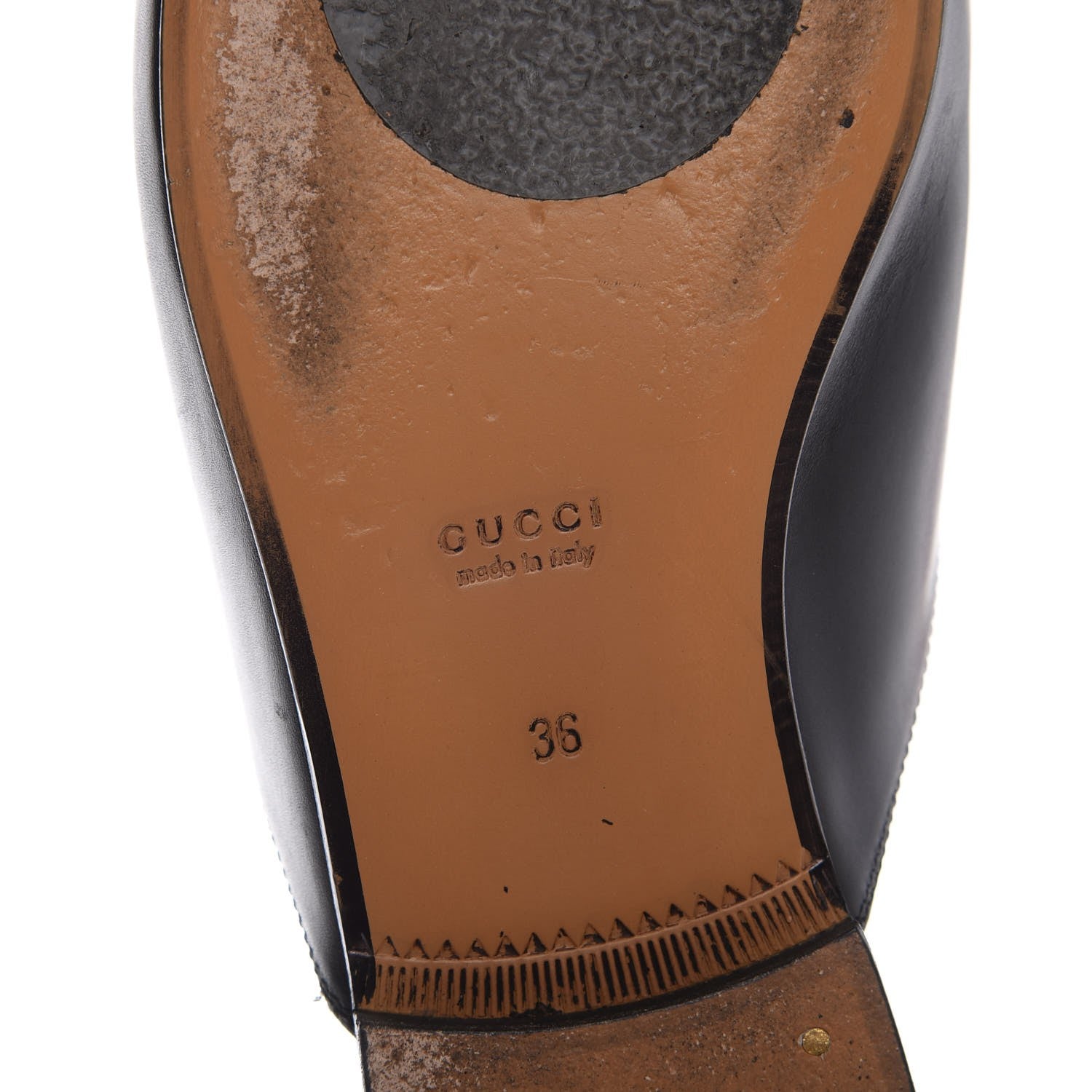 Gucci Calfskin Womens Princetown Slippers 36 Black 15 of 19