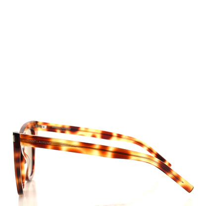 Saint Laurent New Wave SL214 Kate Cat Eye Sunglasses Havana Brown 3 of 7