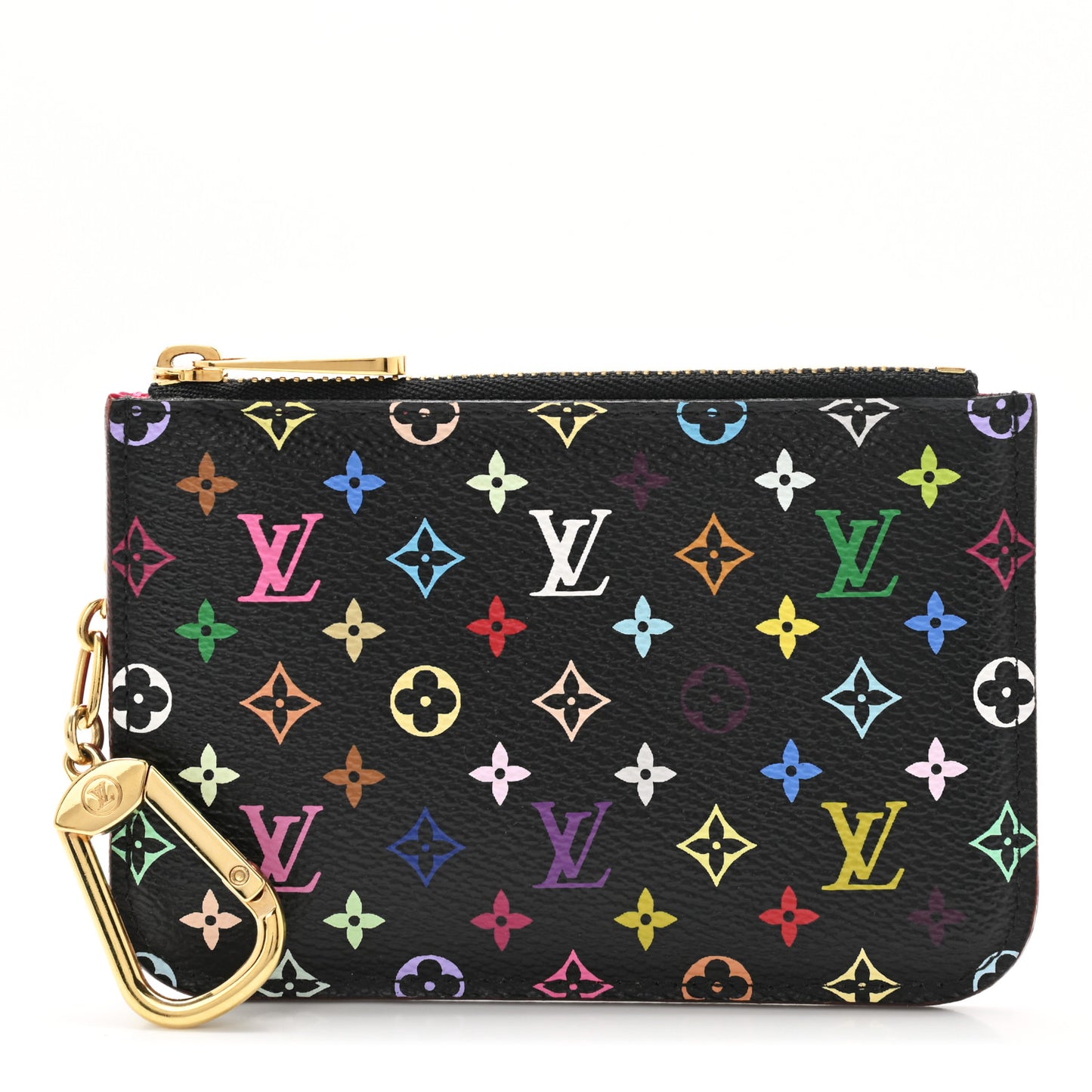 Monogram Multicolor Key Pouch Black Grenade