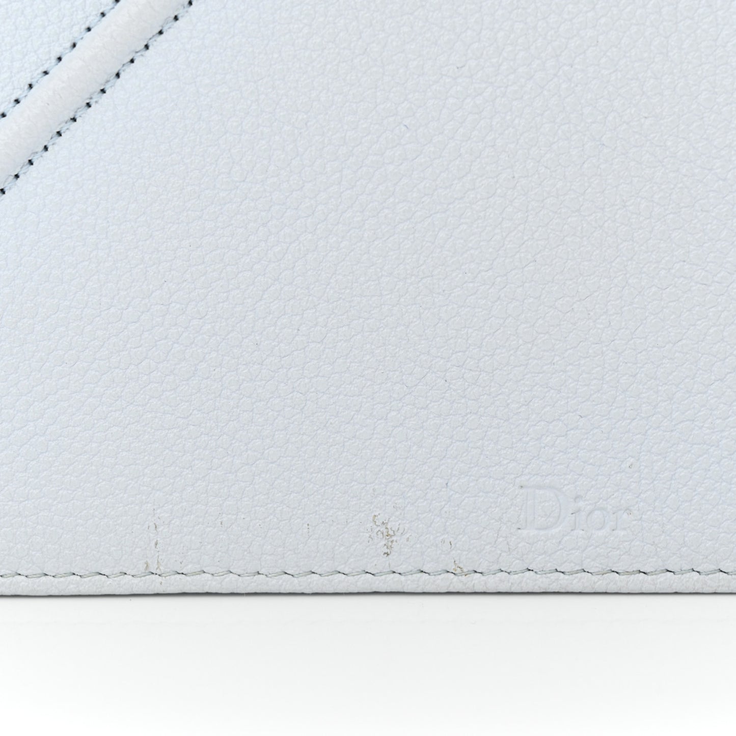 Grained Calfskin Medium Diorama Flap Bag Light Blue