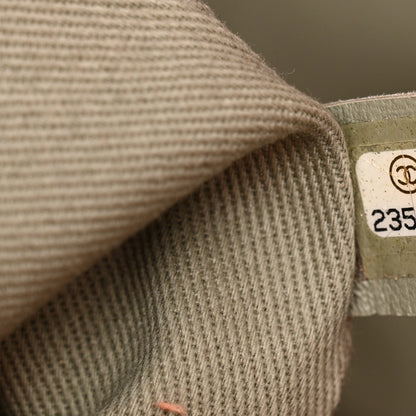 Chanel Canvas Chevron Cuba Patchwork Shopper Tote Orange 7 of 14