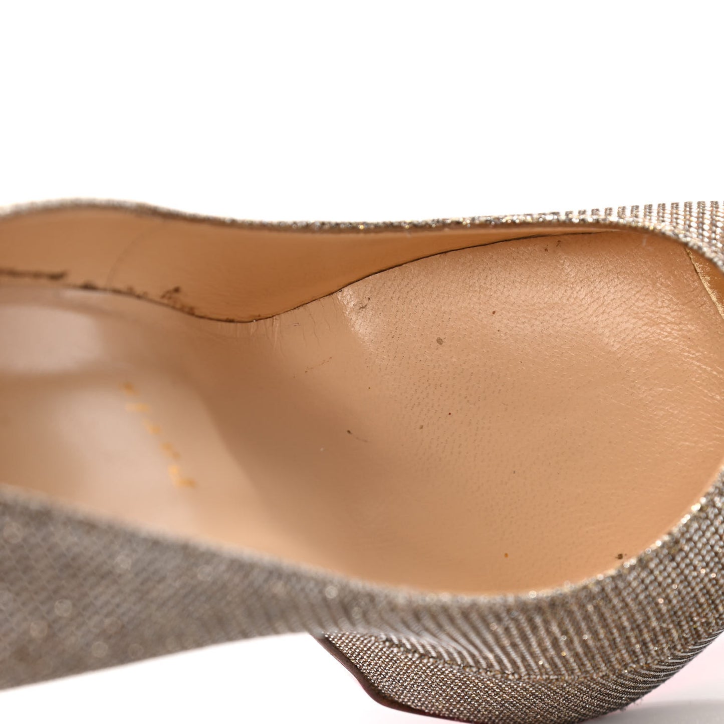 Glitter Fabric Altareva 160 Pumps 41 Gold
