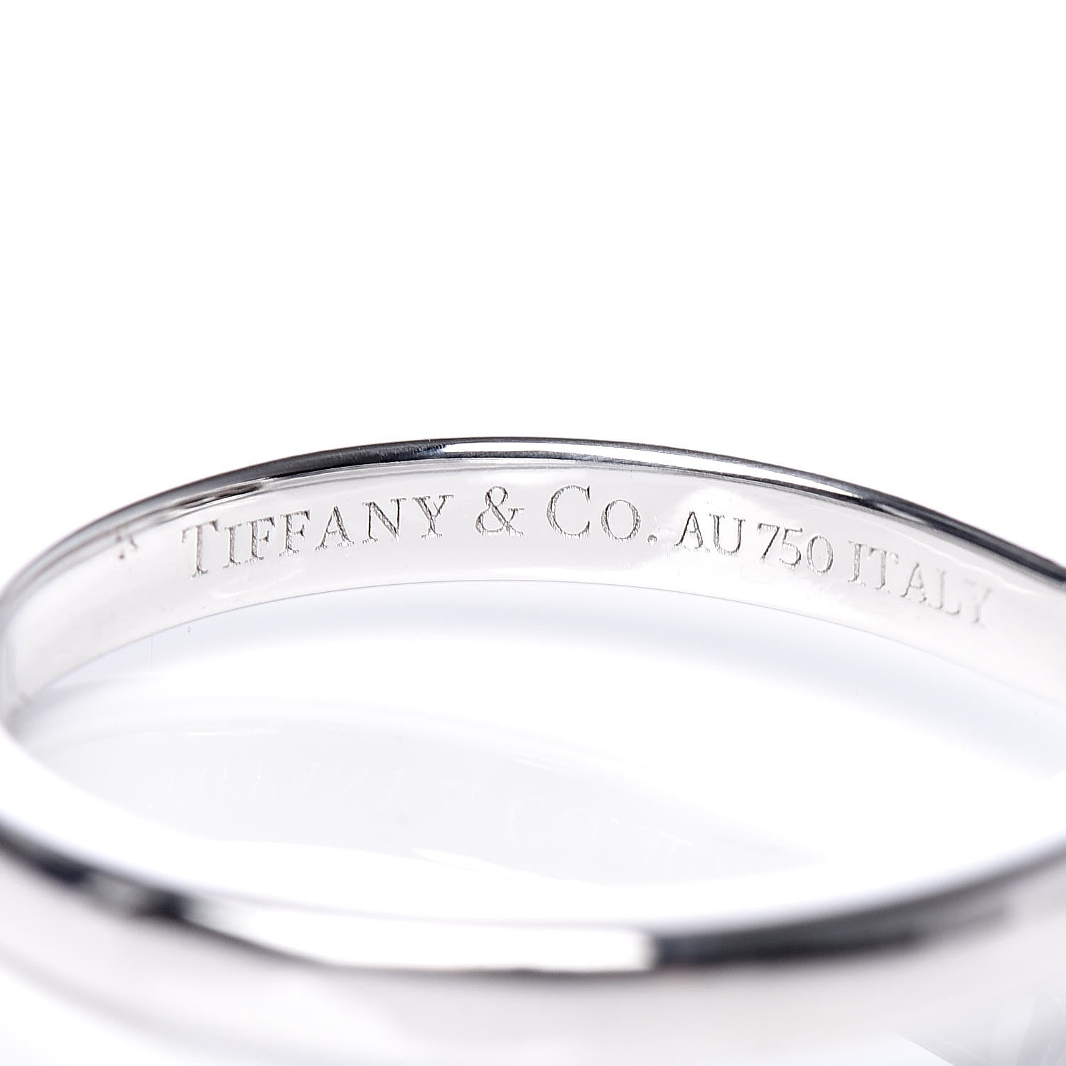 Tiffany 18K White Gold Blue Sapphires 7mm Paloma's Sugar Stacks Ring 52 6 7 of 8