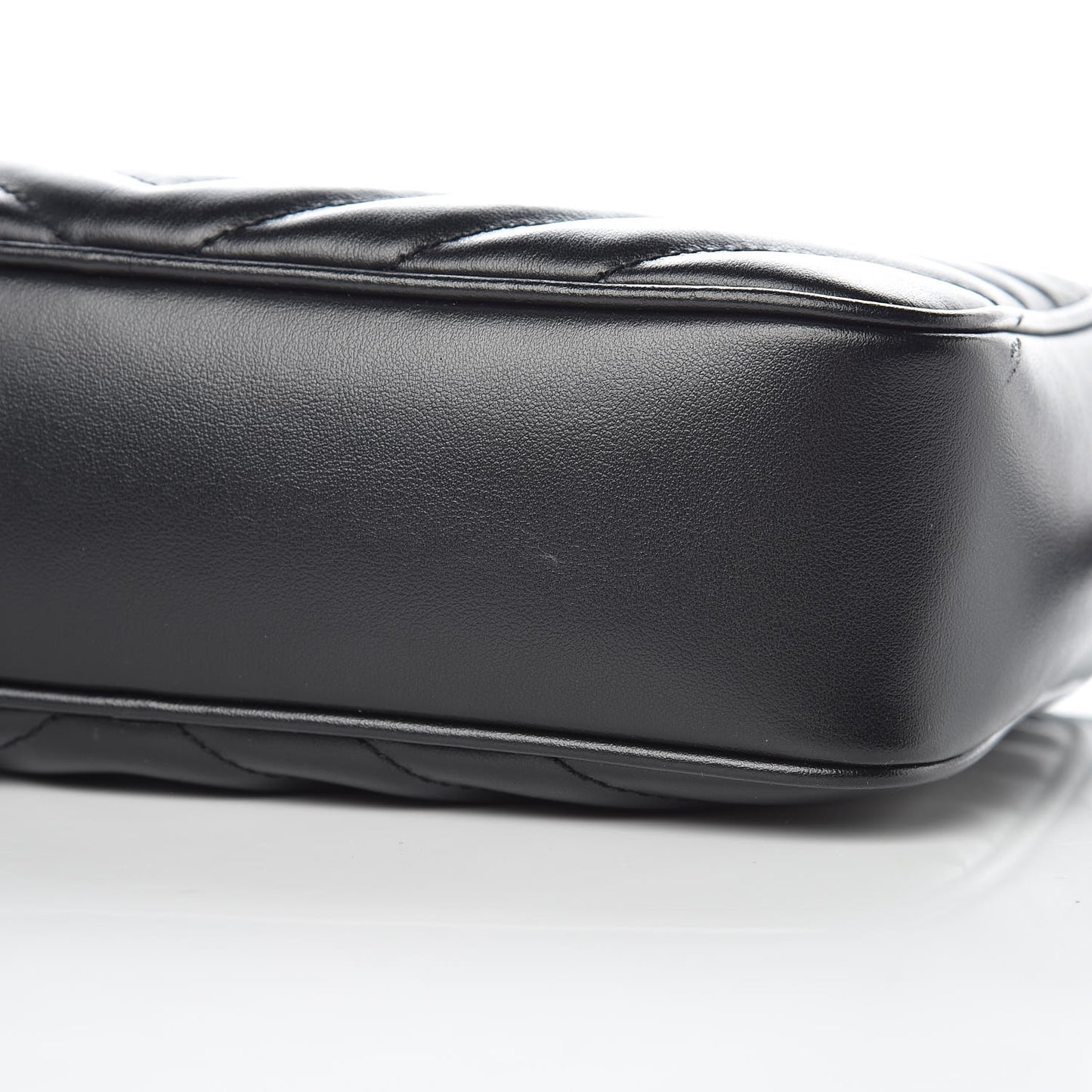 Calfskin Matelasse Monogram Lou Camera Bag Black