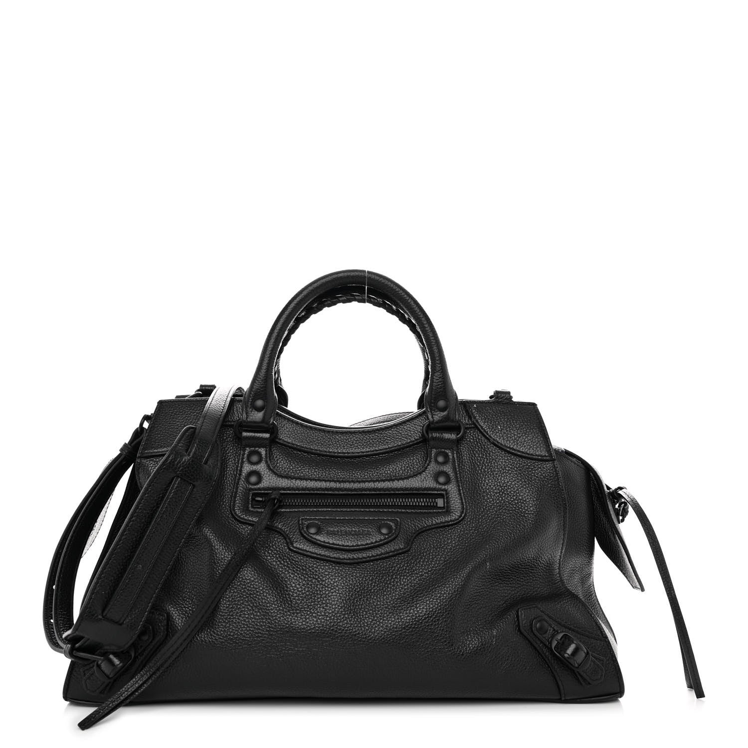 Balenciaga Grained Calfskin Black Hardware Neo Classic City Black 1 of 13