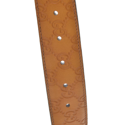 Gucci Guccissima Interlocking G Belt 75 30 Mustard 6 of 7