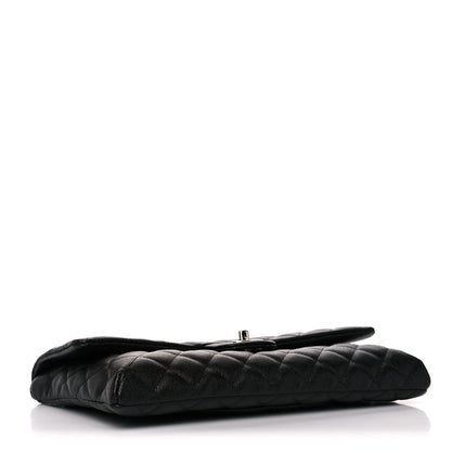 Chanel Caviar Quilted Flap Clutch Black 4 of 11
