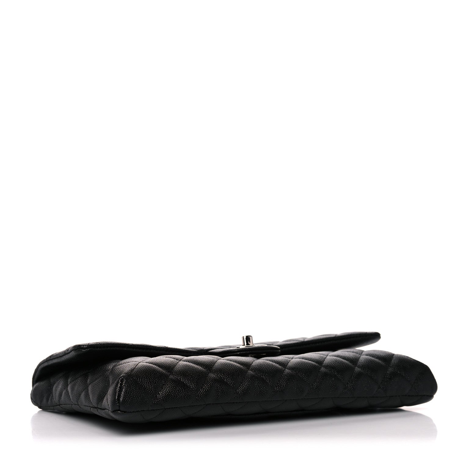 Chanel Caviar Quilted Flap Clutch Black 4 of 11