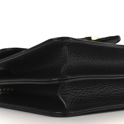 Gucci Dollar Calfskin Small Interlocking G Shoulder Bag Black 10 of 11