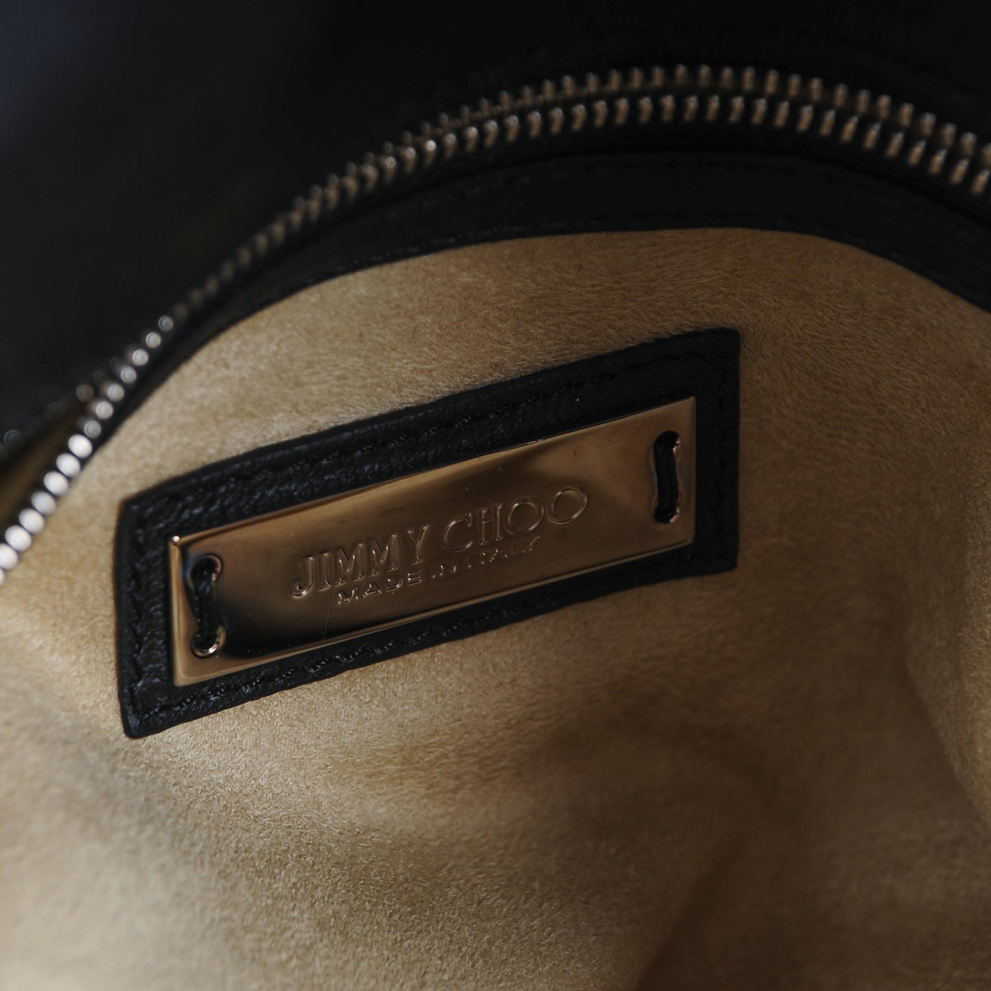 Lambskin Large Biker Hobo Black