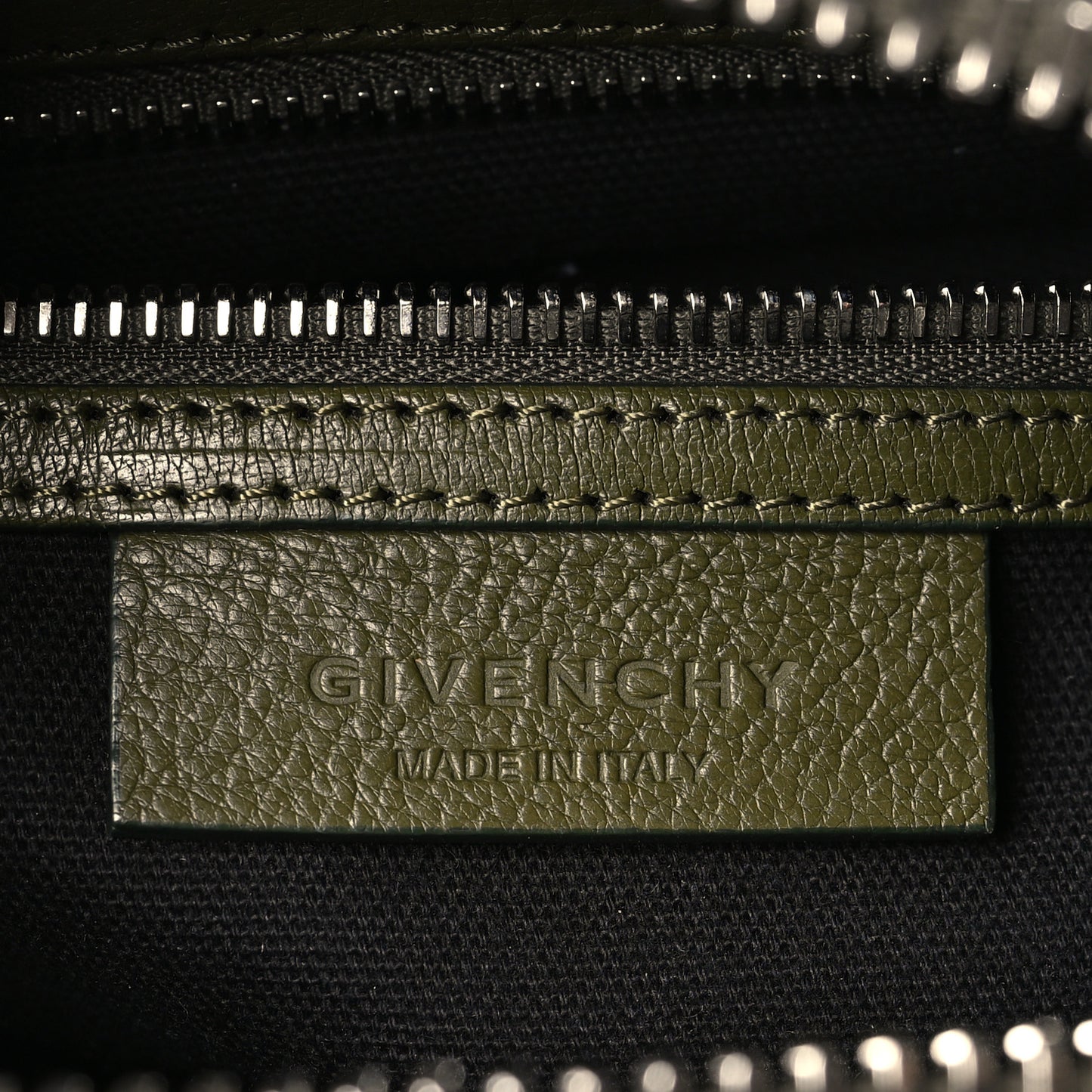 Sugar Goatskin Mini Antigona Khaki