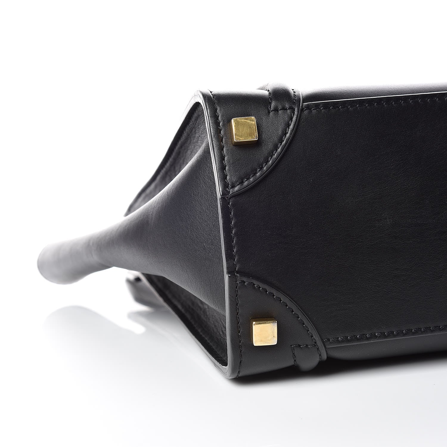 Celine Smooth Calfskin Micro Luggage Black 5 of 10
