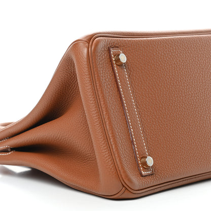 Hermes Togo Birkin 30 Gold 8 of 9