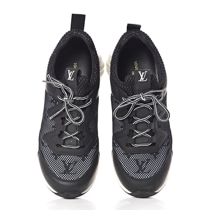 Louis Vuitton Technical Nylon Monogram Rubber Aftergame Sneakers 37.5 Black 7 of 14