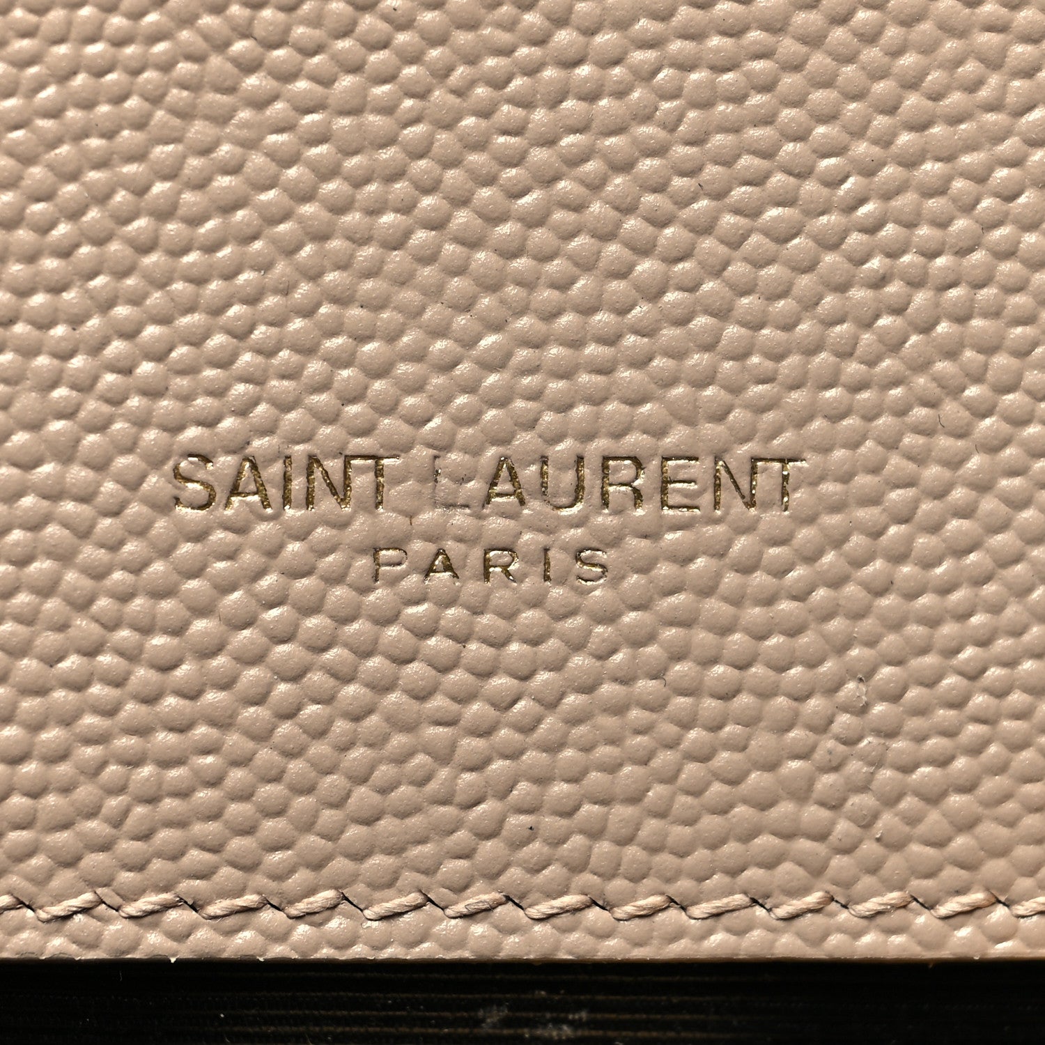 Saint Laurent Grain De Poudre Small Monogram Kate Satchel Dark Beige 8 of 16