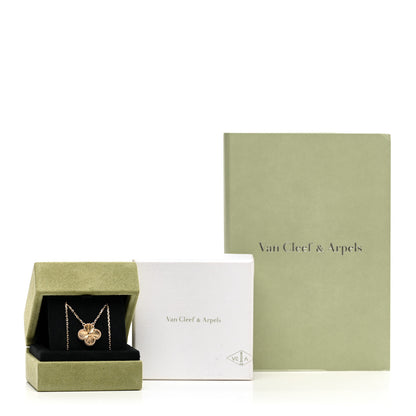 Van Cleef & Arpels 18K Yellow Gold Guilloché Vintage Alhambra Pendant Necklace 5 of 5