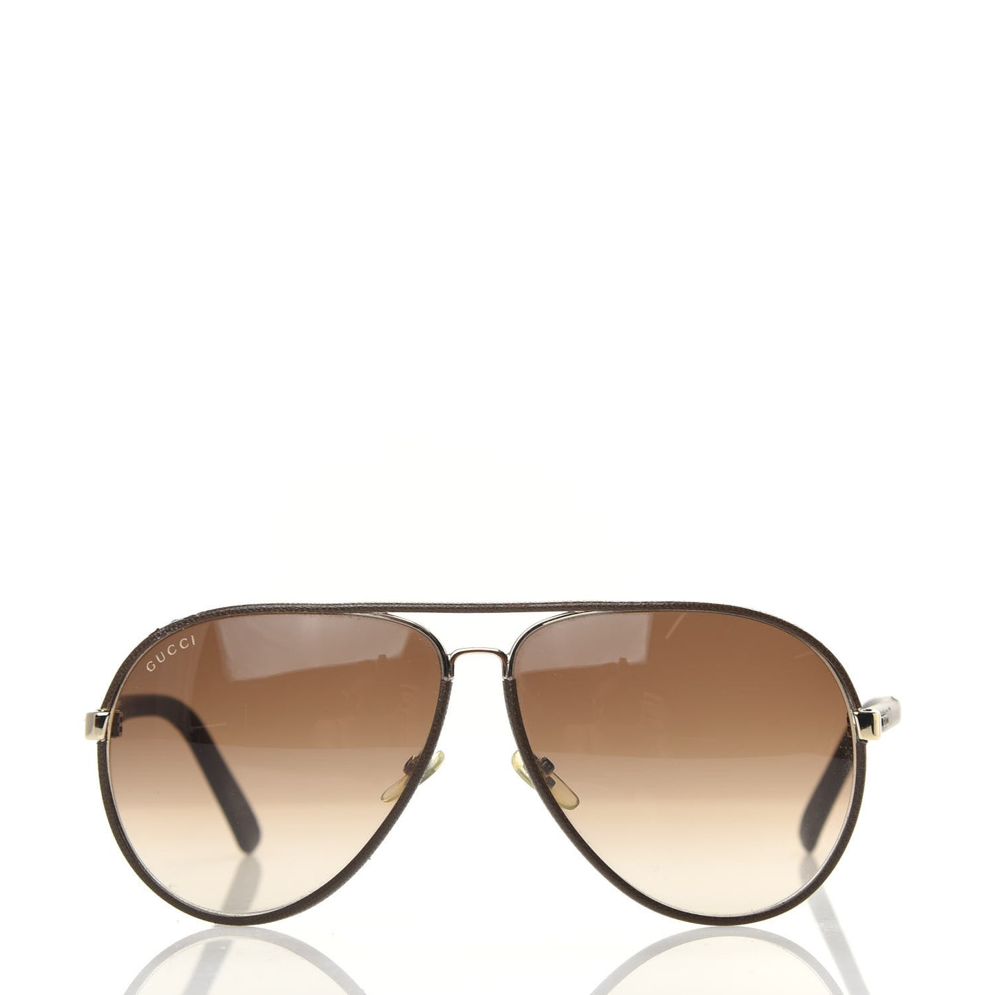 Calfskin Aviator Sunglasses 2887/S Brown